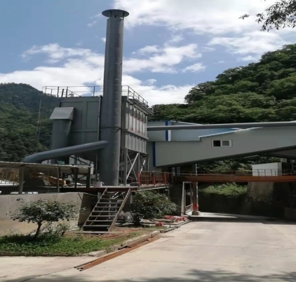 钢铁厂矿场皮带机振动筛除尘